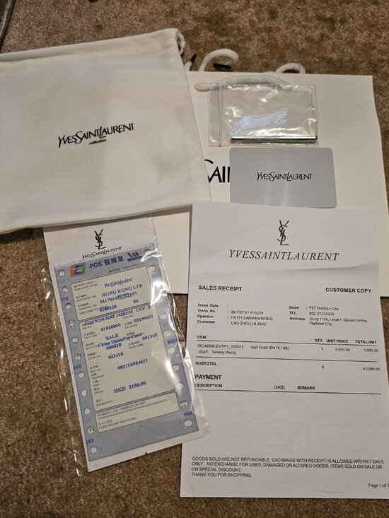 Yves Saint Laurent Belt